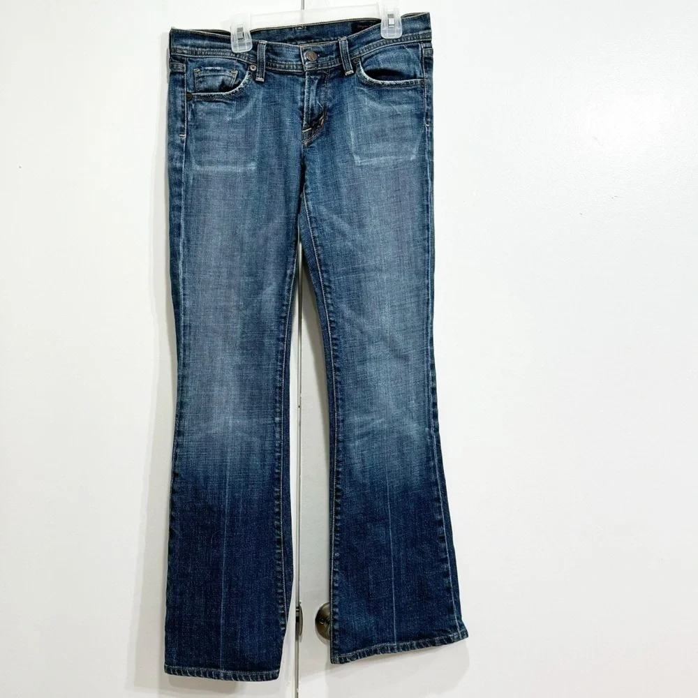 Citizens of Humanity Ingrid Low Waist Flare Jeans Size 27 - Picture 4 of 5